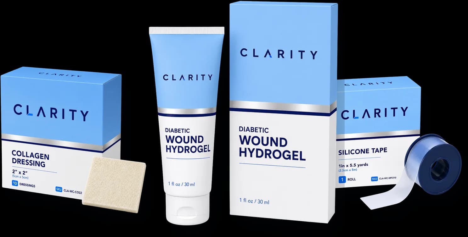 Clarity wound care products